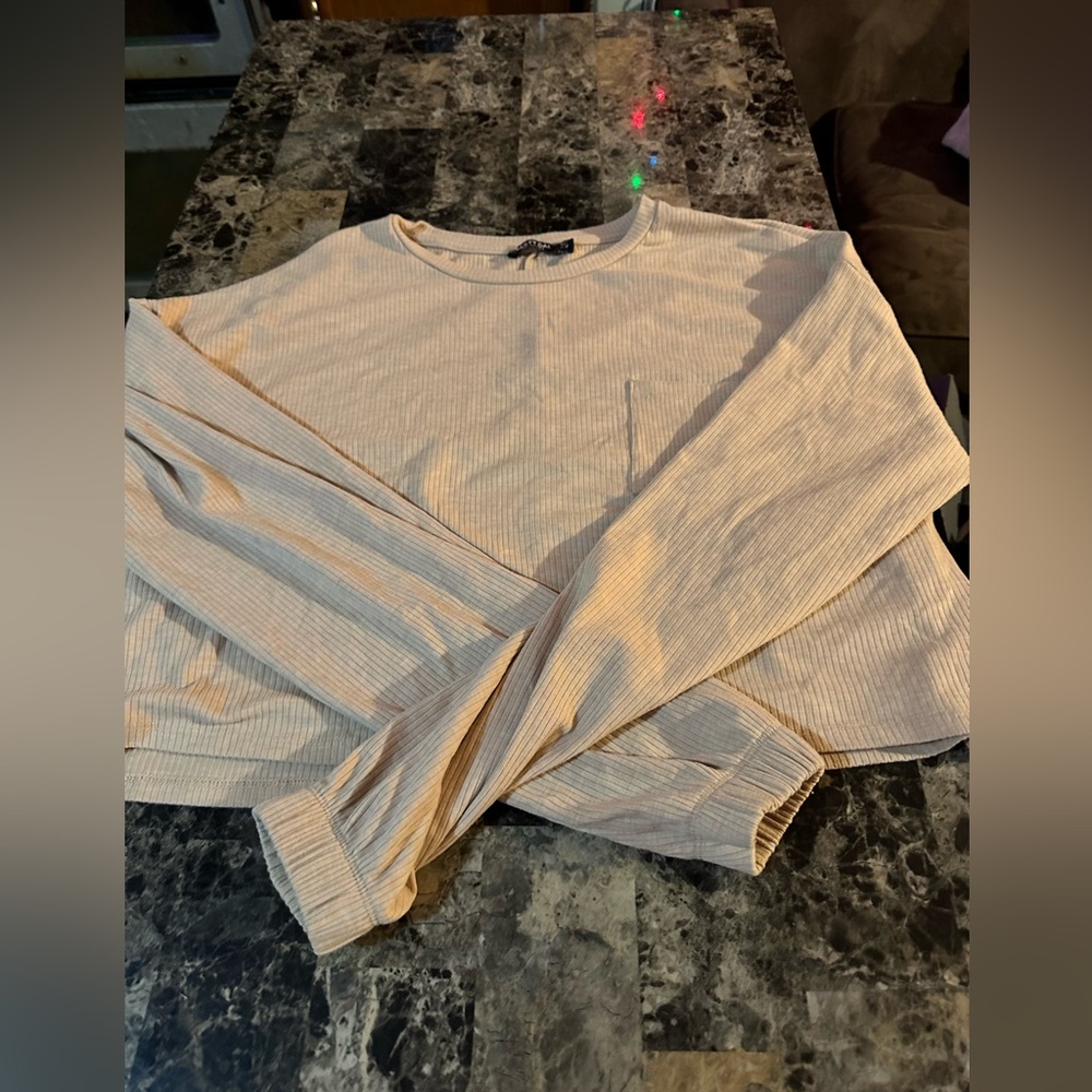 Nasty Gal cropped long sleeve